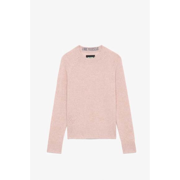 NEW ZADIG & VOLTAIRE sourcy ws sweater in sweet - Picture 4 of 4